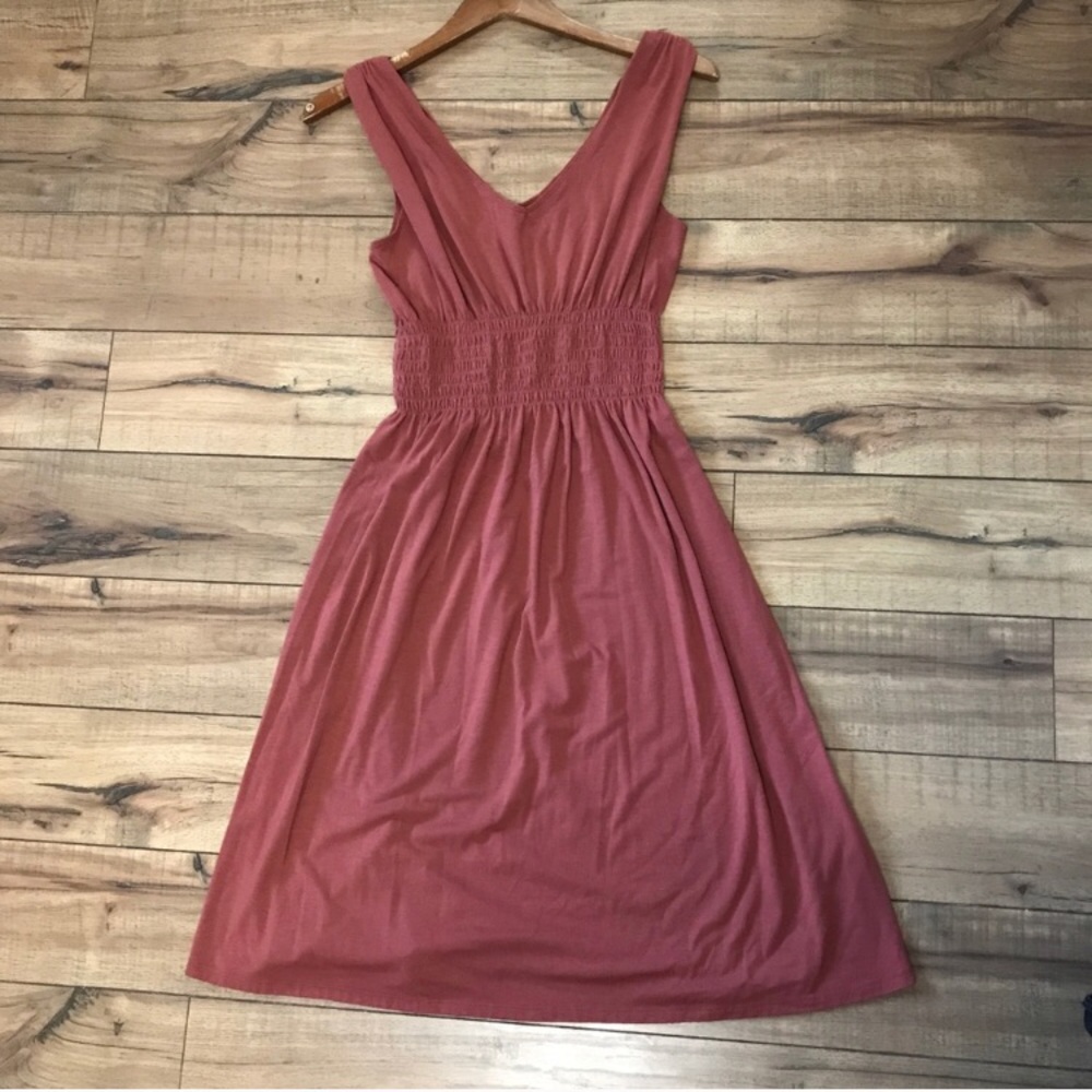 Salmon sun dress.